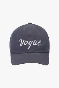 VOGUE Icons grey white embroidered logo