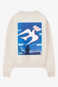 VOGUE Icons ecru sweatshirt with back cover print