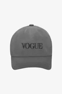 VOGUE grey smoke hat with embroidered logo